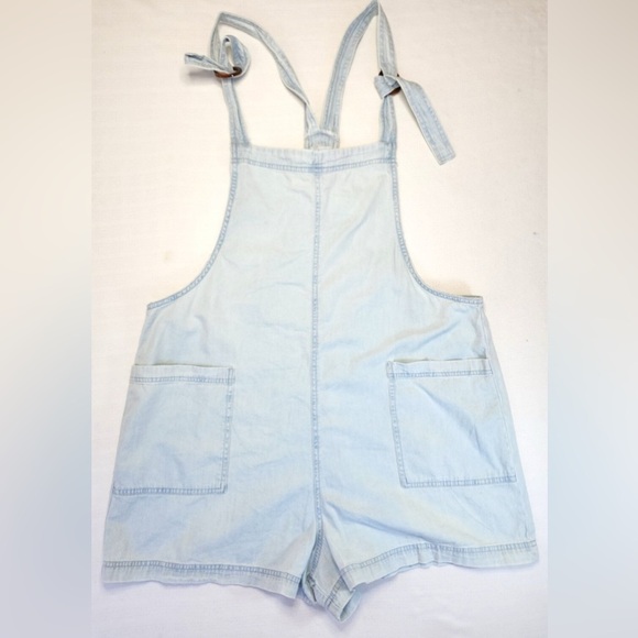 Aerie Beach Shortall in Denim Overalls size S - Picture 5 of 6